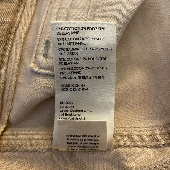 Anthropologie Pilcro The Camp Wanderer Patchwork Jeans Embroidered Boho 29 - Picture 16 of 16